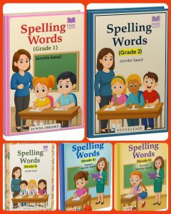 Spelling Words grade 1, 2, 3, 4, 5